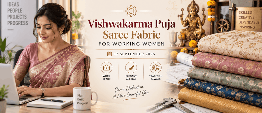 vishwakarma-puja-saree-fabric-guide
