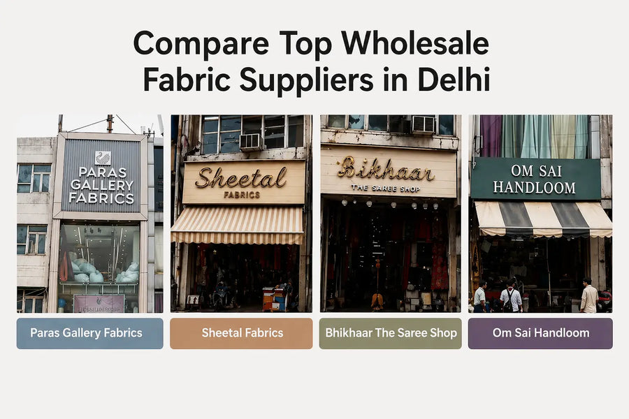 Compare Top Wholesale Fabric Suppliers in Delhi