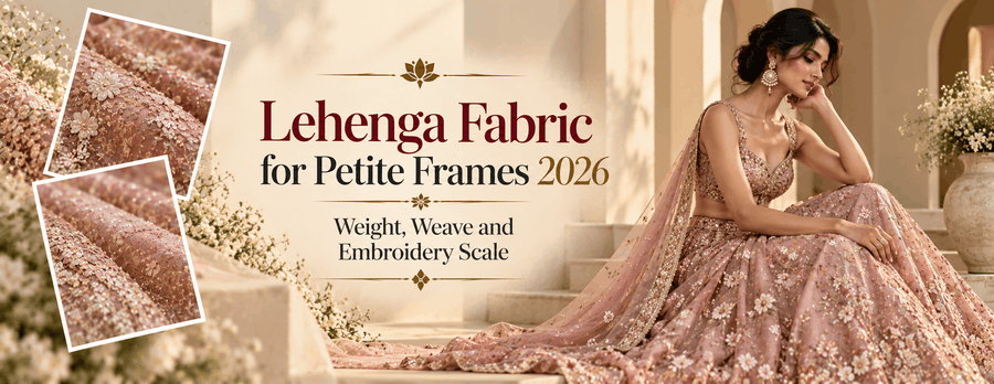 Lehenga Fabric for Petite Frames