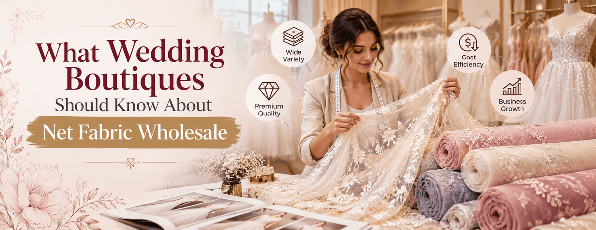 Wedding Boutiques Should Know About Net Fabric Wholesale
