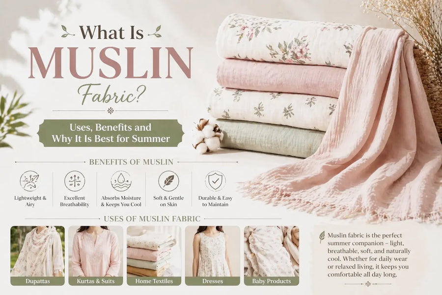 What Is Muslin Fabric? Uses, Benefits & Why It’s Best for Summer