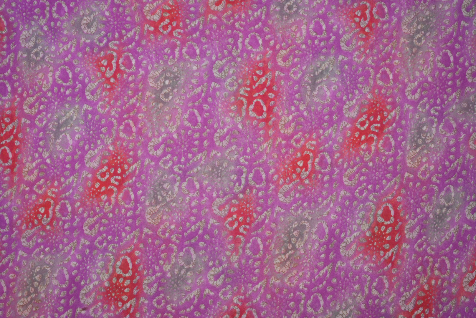 Lavender Abstract Digital Printed Georgette Fabric