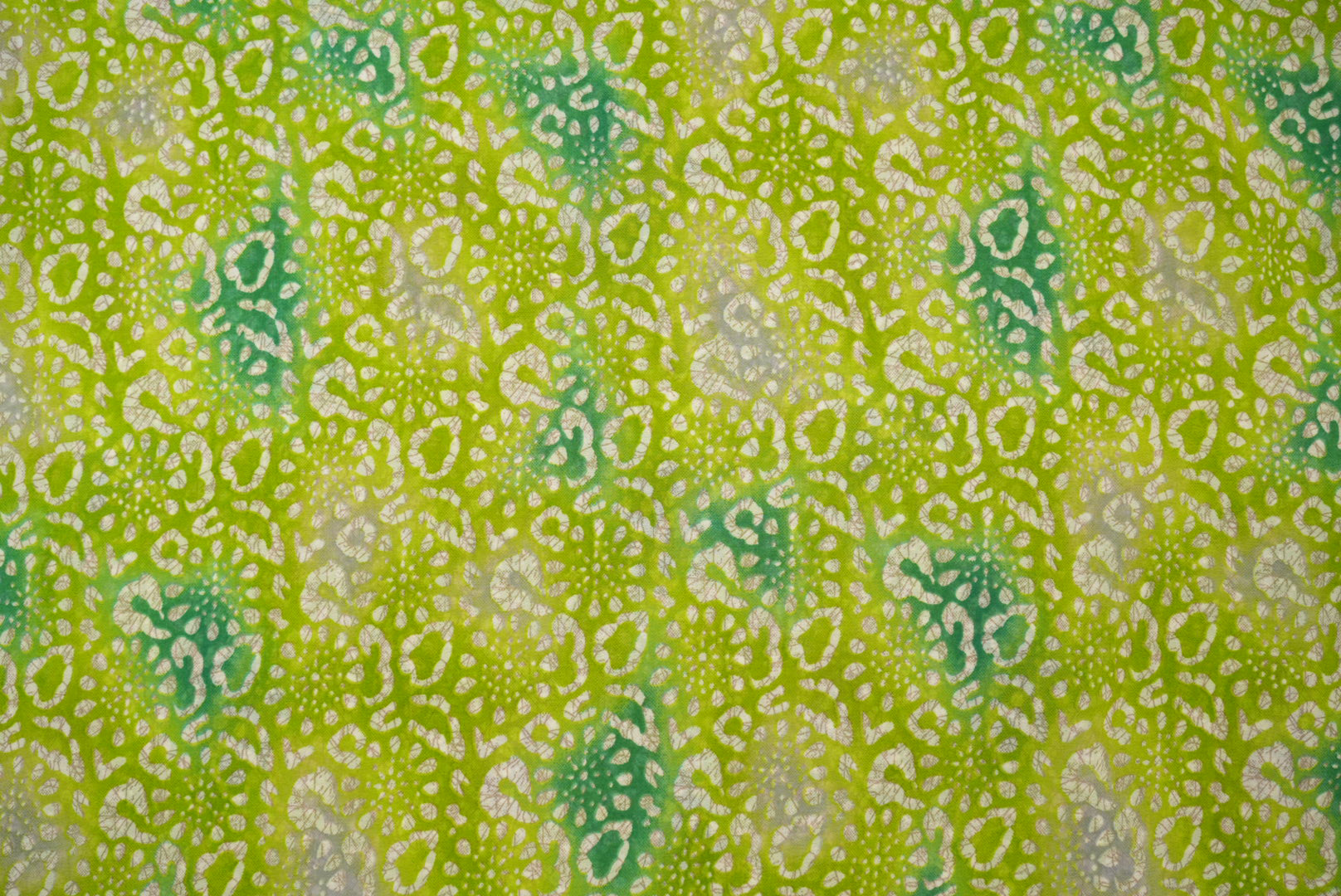 Parrot Green Abstract Digital Printed Georgette Fabric