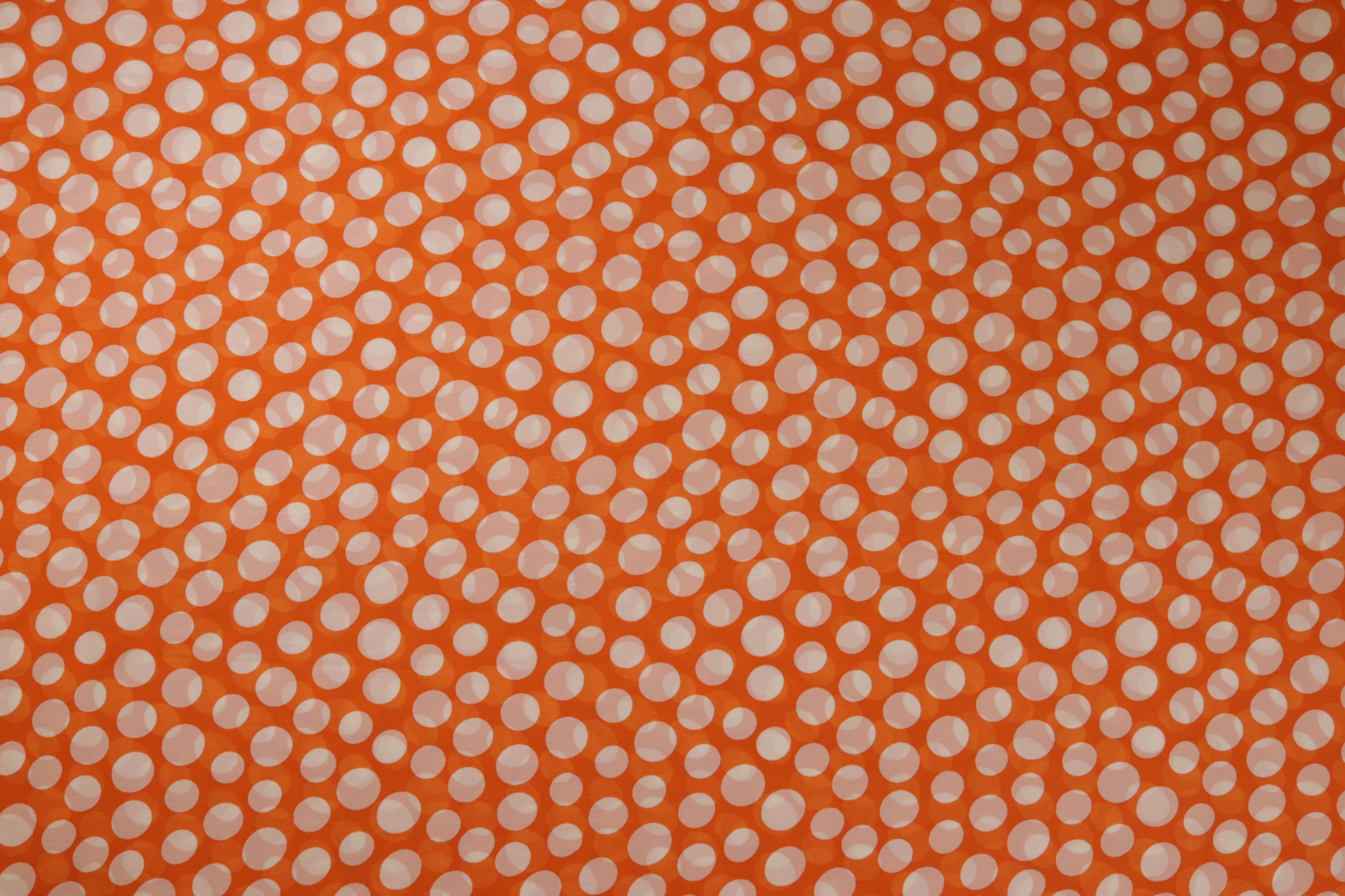 Orange Abstract Digital Printed Georgette Fabric