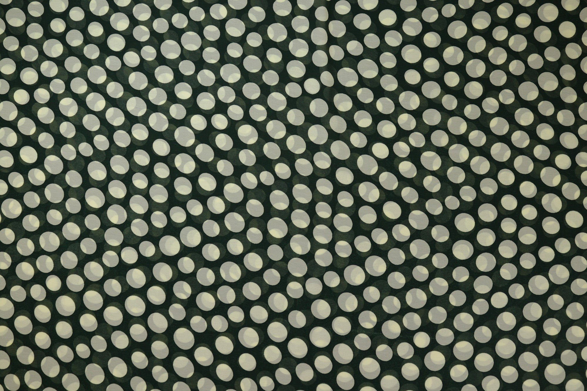 Bottle Green Abstract Digital Printed Georgette Fabric