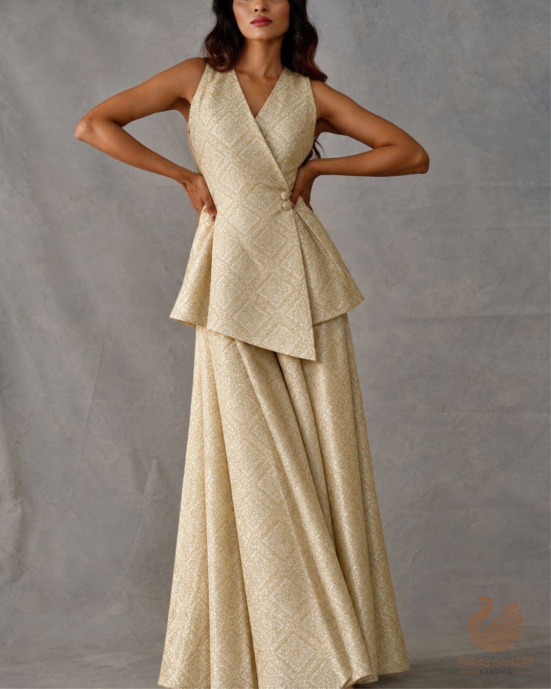 White Pure Moonga Silk With Beautiful Banarasi Zari Handloom| 10407