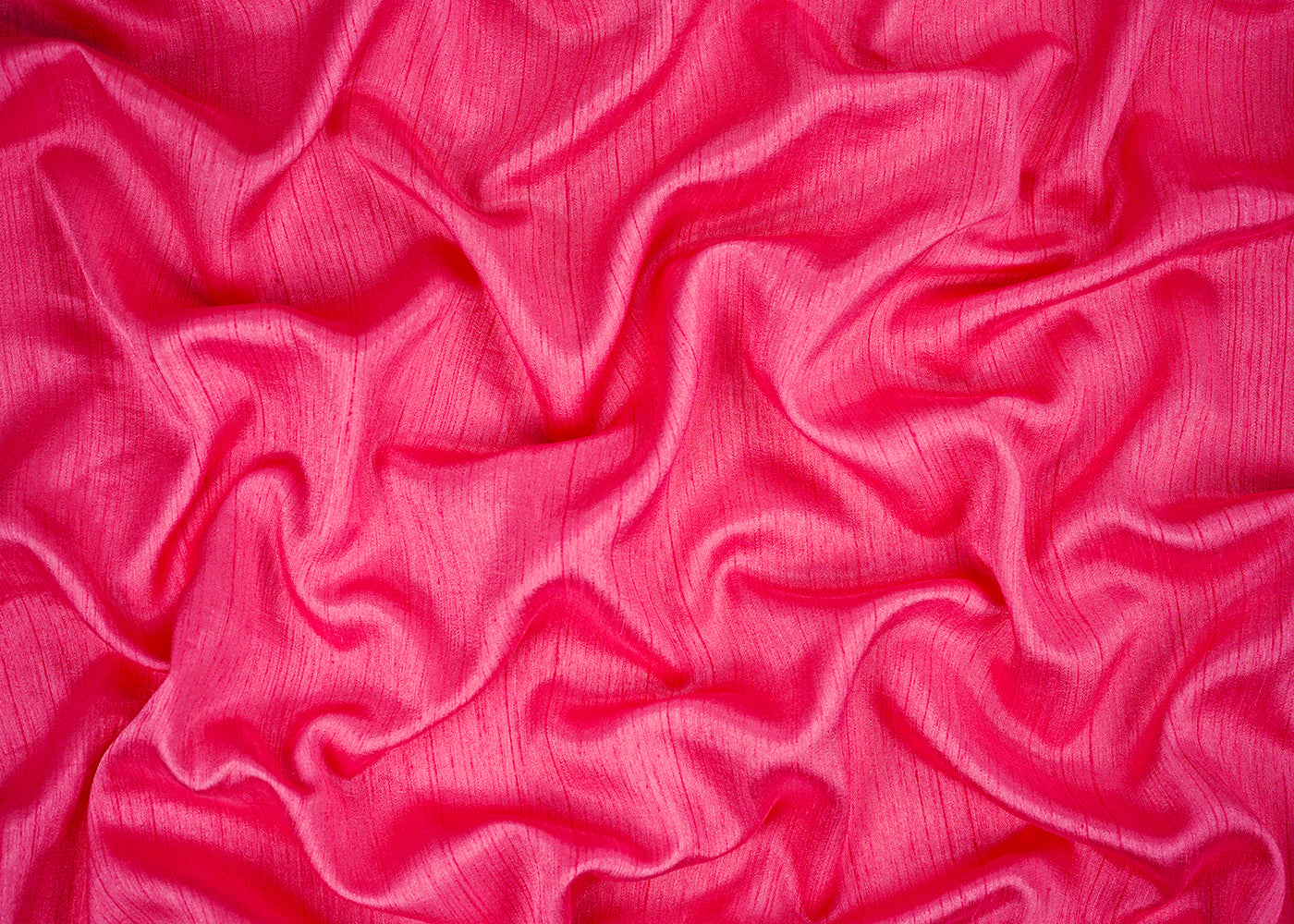 Hot Pink Colored Nysa Silk Fabric 10926(101)
