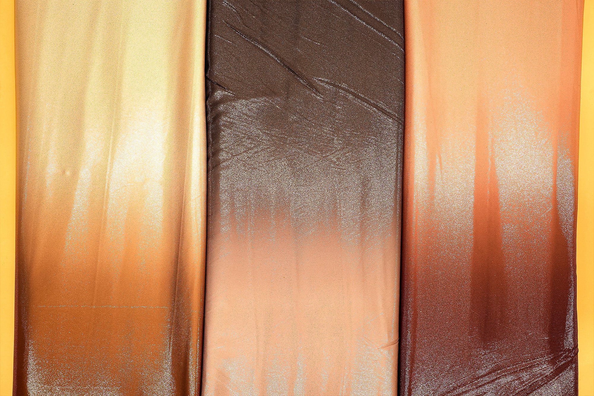 Brown-Gold Ombre Radiance Armani Satin with Shimmer