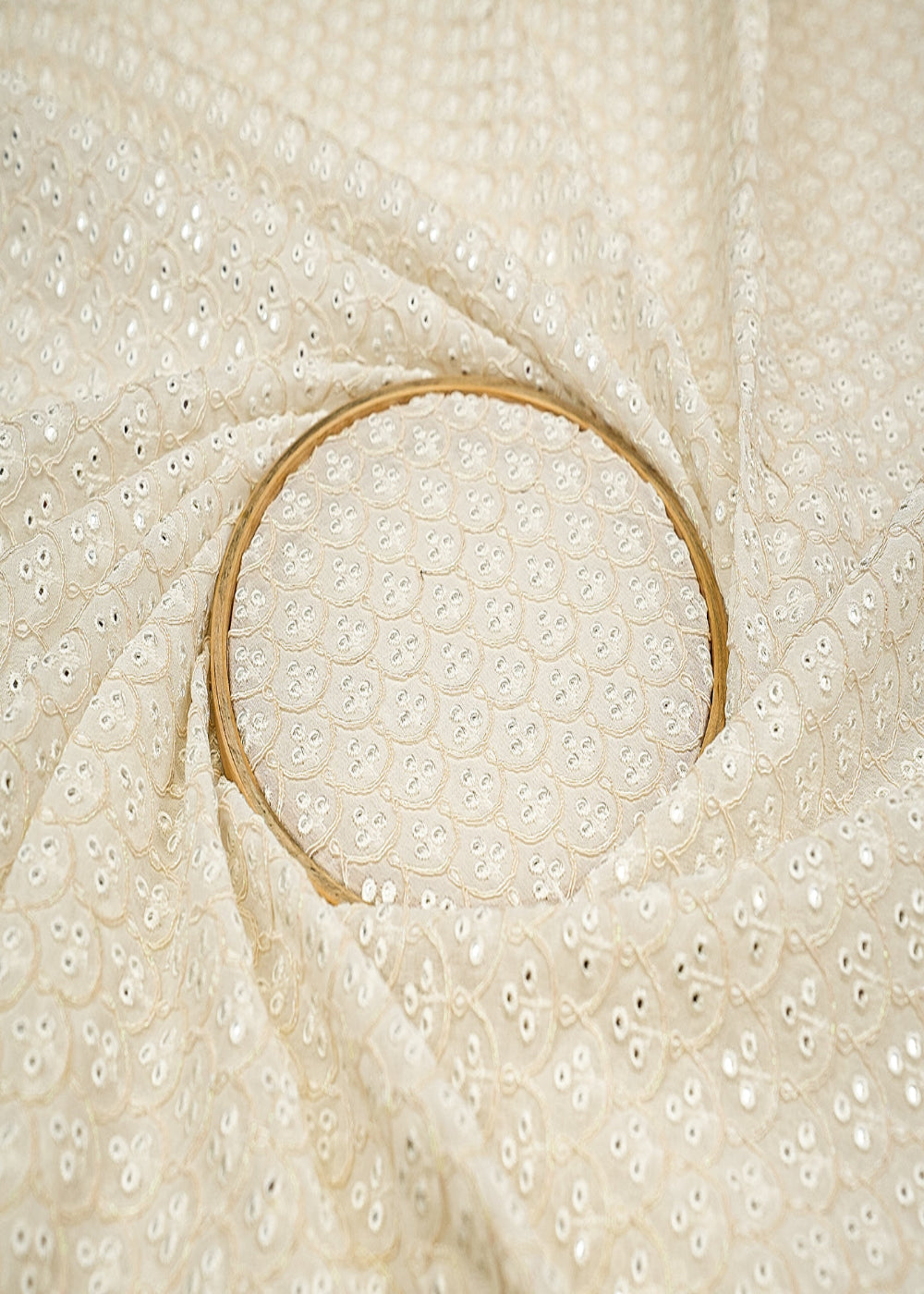 The-Noor---White-Georgette-Fabric-with-Timeless-Thread-and-Faux-Mirror-Work-|--11748-close-view