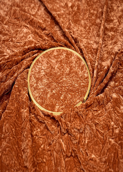 Rust Textured Crushed Velvet Fabric 11797(2)