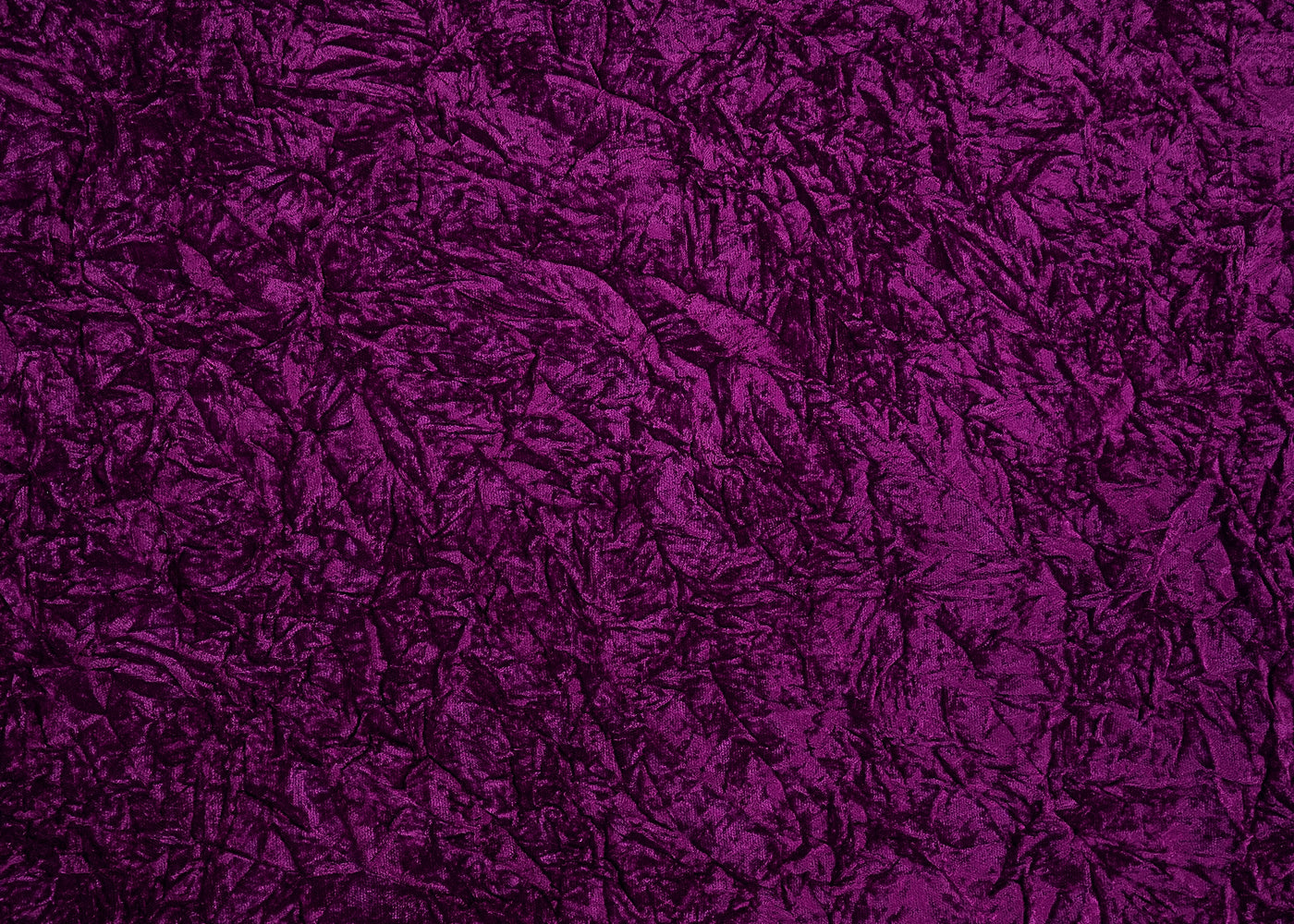 Purple Textured Crushed Velvet Fabric