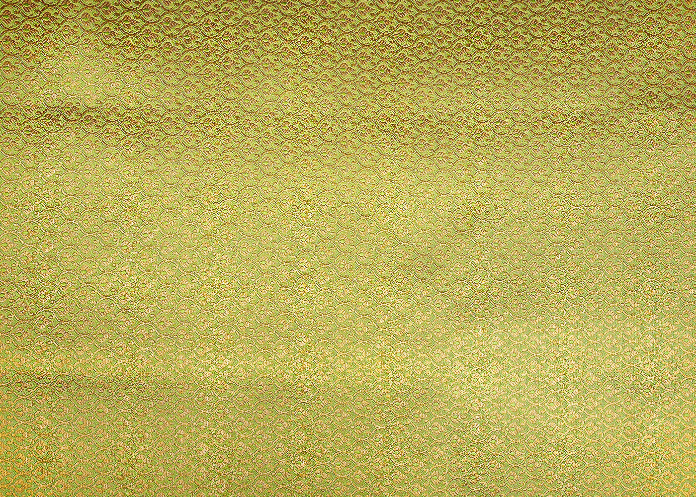 Pista Green Banarasi Silk Fabric with All-Over Golden Traditional Handloom