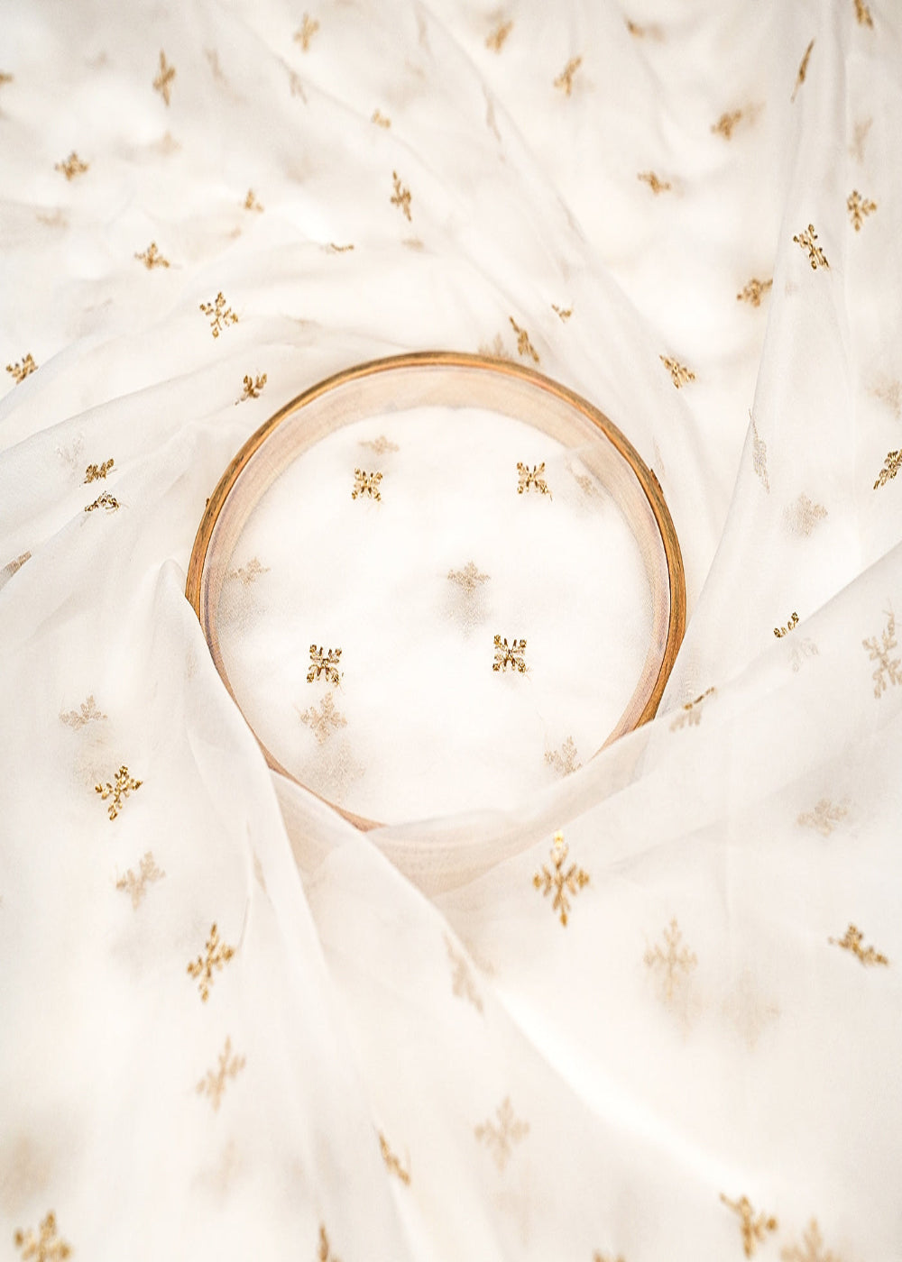 The-Noor---White-Organza-with-Classic-Golden-Buti-of-Thread-&-Sequins-12299-close-view
