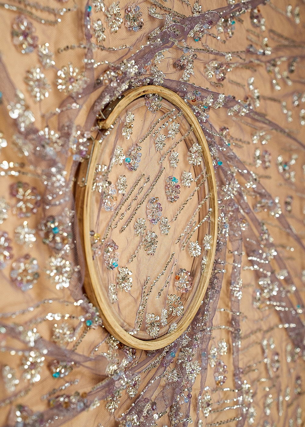 Purple-Imported-Net-Fabric-with-Sequins,-Beads-&-Katdana-12368-close-view