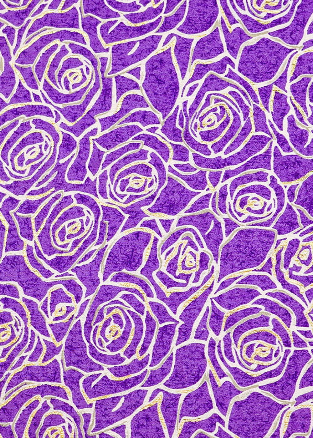 Purple-Chinon-Chiffon-Fabric-with-Allover-Floral-Pattern-14035