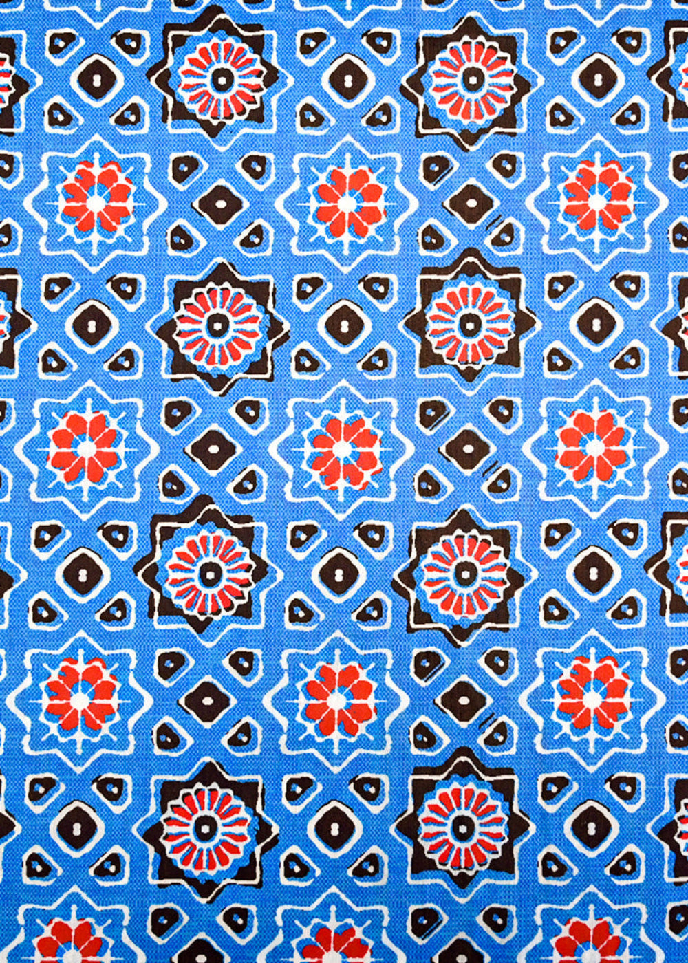 Blue-Muslin-Fabric-with-Allover-Traditional-Motifs-14111