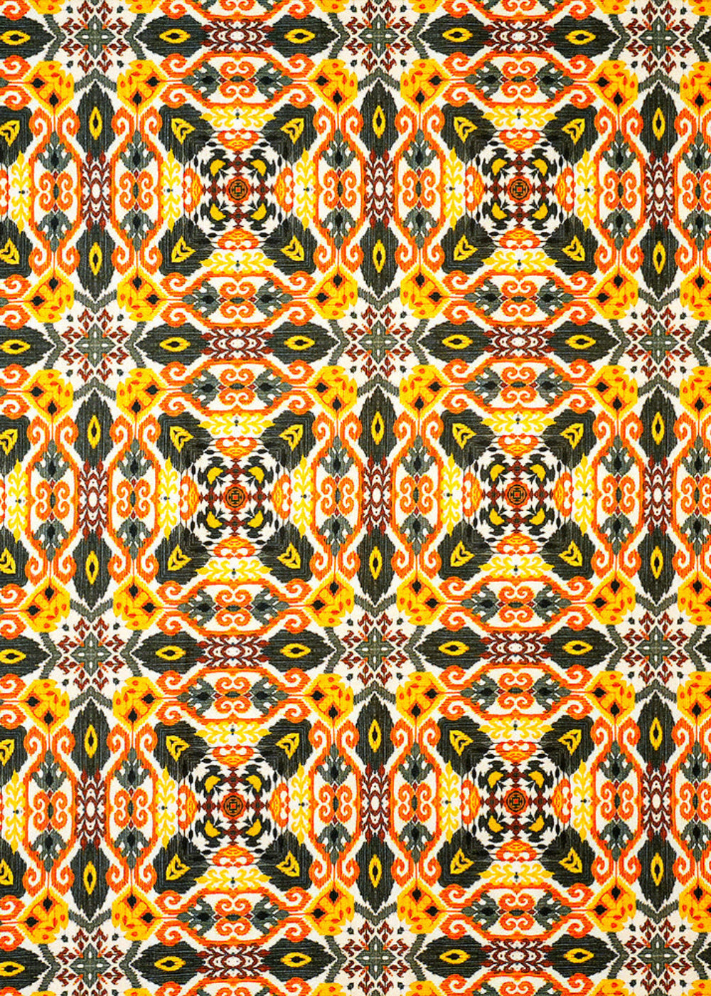 Mustard-Dola-Silk-Fabric-with-Allover-Traditional-Pattern-14153