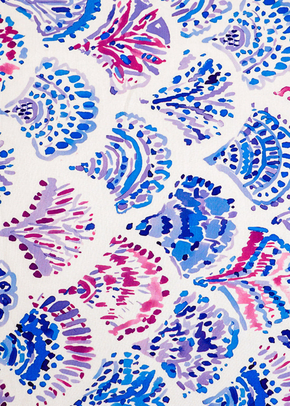 White-Imported-Rayon-Fabric-with-Allover-Abstract-Print-14171