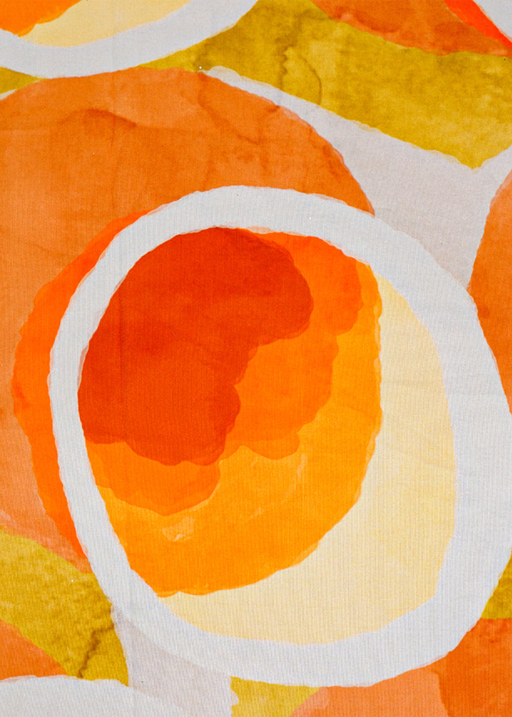 Orange-Imported-Rayon-Fabric-with-Allover-Abstract-Print-14185
