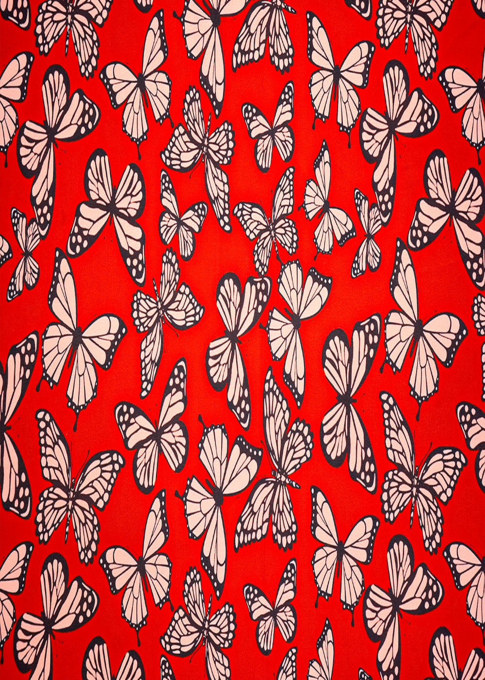 Red-Georgette-Satin-Fabric-with-Allover-Nursery-Print-14513