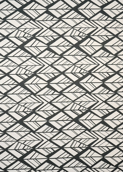Grey Moss Crepe Fabric with Allover Abstract Pattern 14515