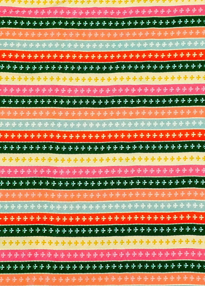 Multi-Color-Natural-Crepe-Fabric-with-Allover-Traditional-Motif-Stripes-14523