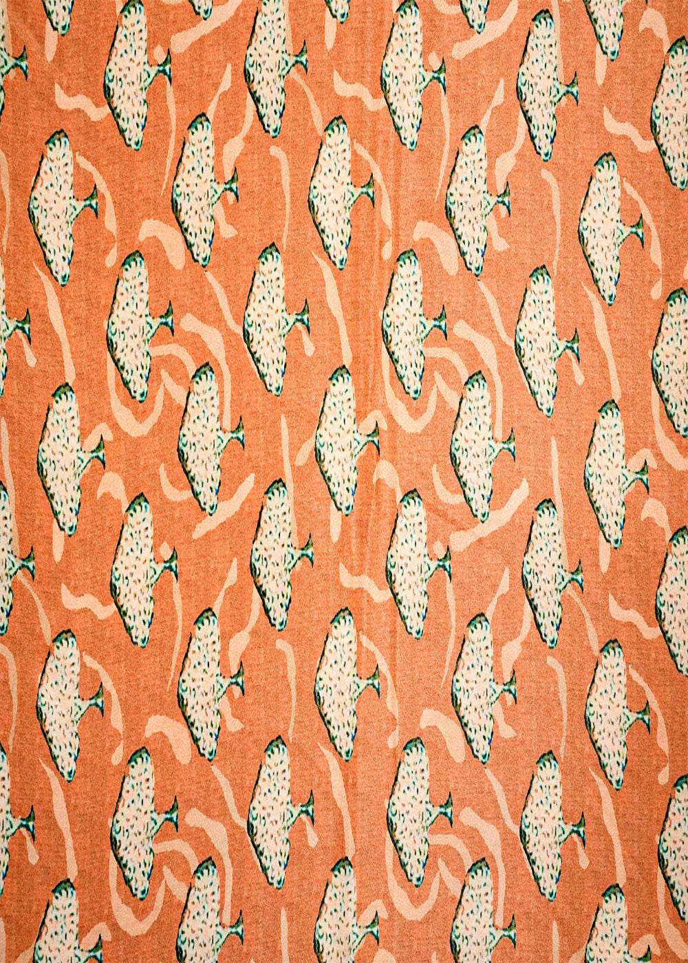 Light-Brown-Crepe-Fabric-with-Allover-Abstract-Print-14545