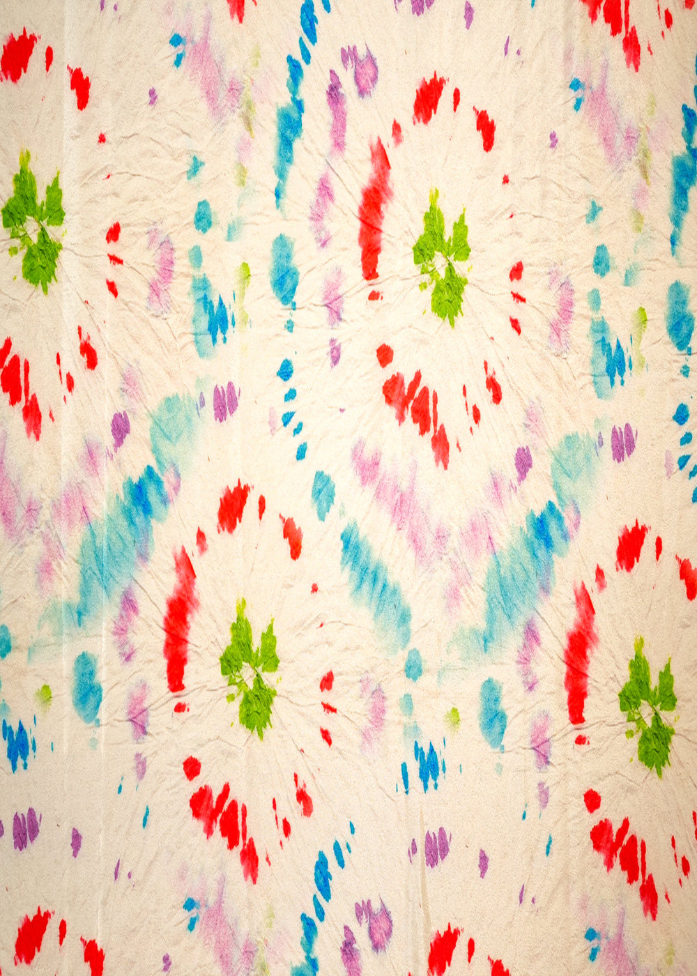 Multi-Color-Crepe-Fabric-with-Allover-Tie-and-Dye-Print-14549