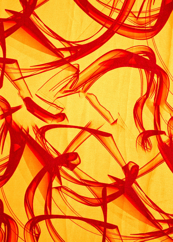 Mustard-Crepe-Fabric-with-Allover-Abstract-Print-14562