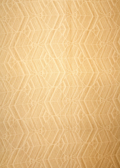 Cream Crepe Fabric with Allover Self Print 14606