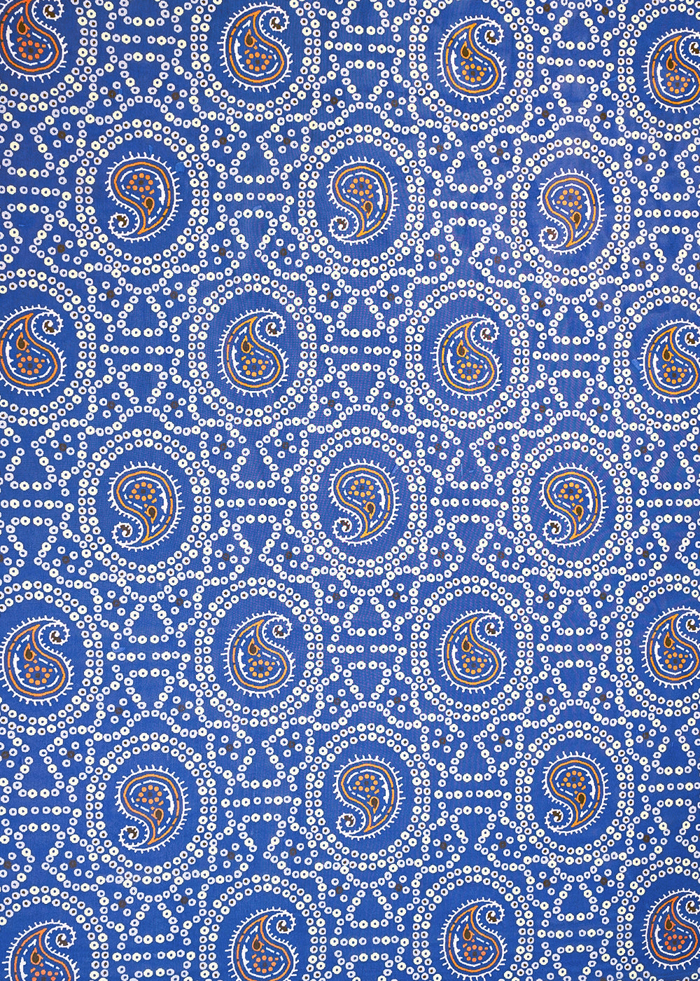 Blue-Organza-Fabric-with-All-Over-Bandhani-Print-14755