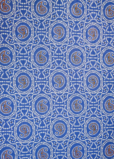 Blue Organza Fabric with All Over Bandhani Print 14755