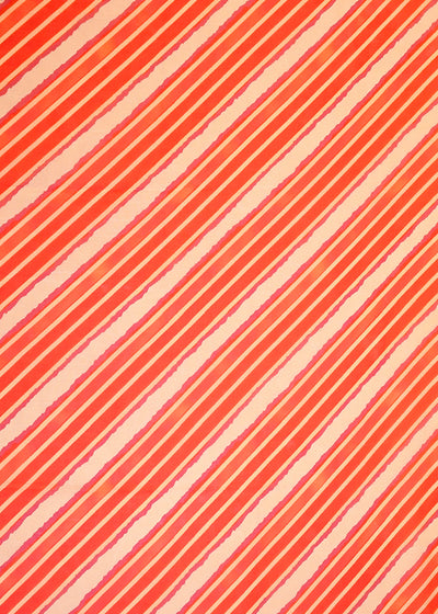 Pink Organza Fabric with All Over Geometric Print 14772
