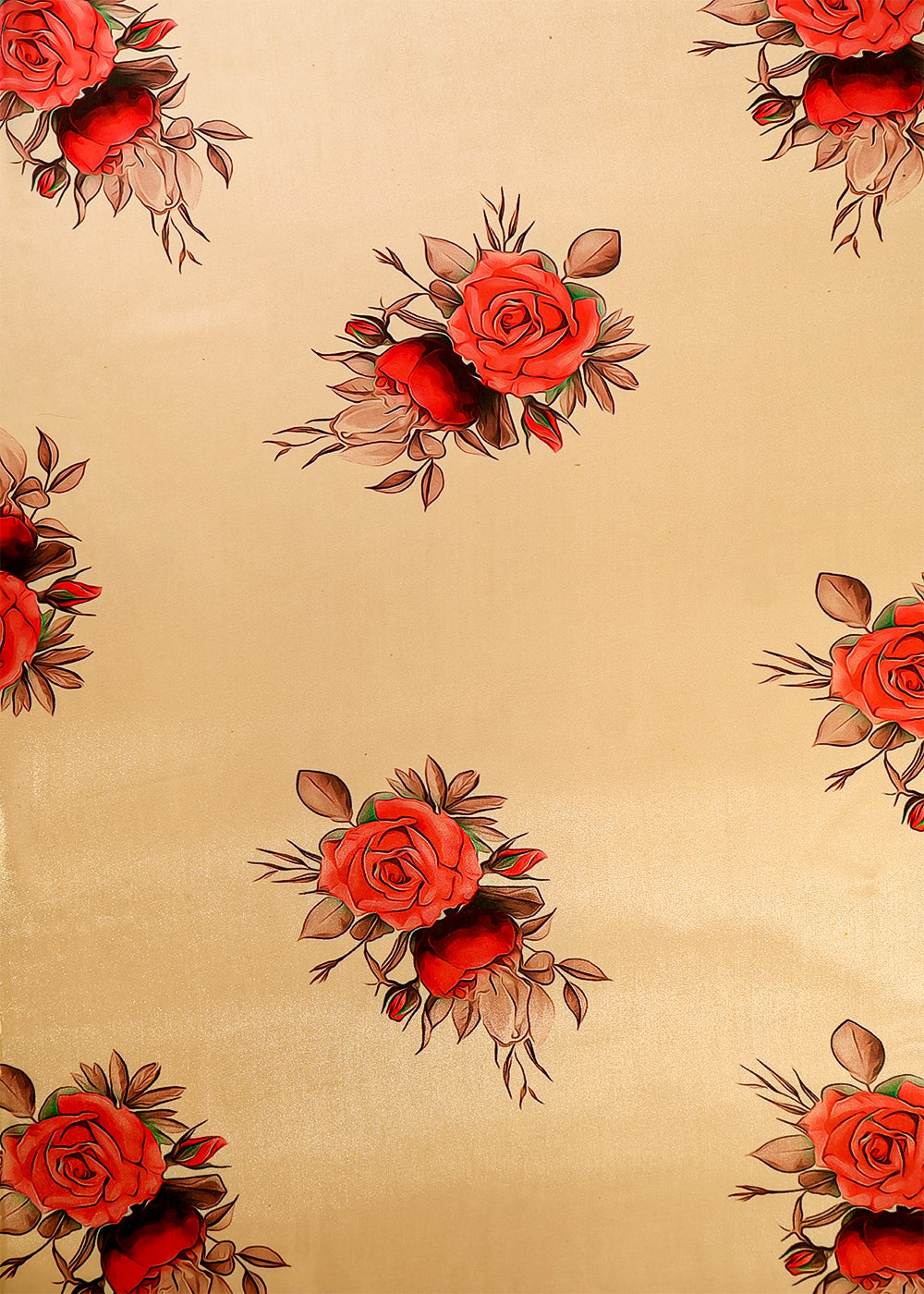 Cream-Satin-Organza-Fabric-With-All-Over-Floral-Print-14912