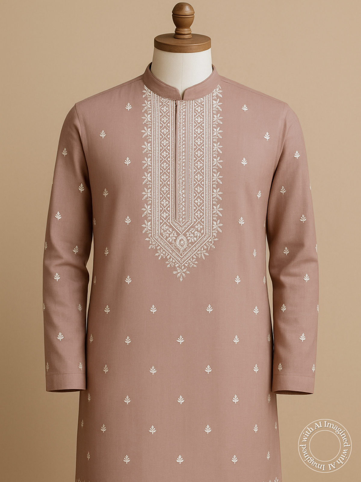 The Kohinoor – Unstitched Onion Kurta Fabric for Men 15608