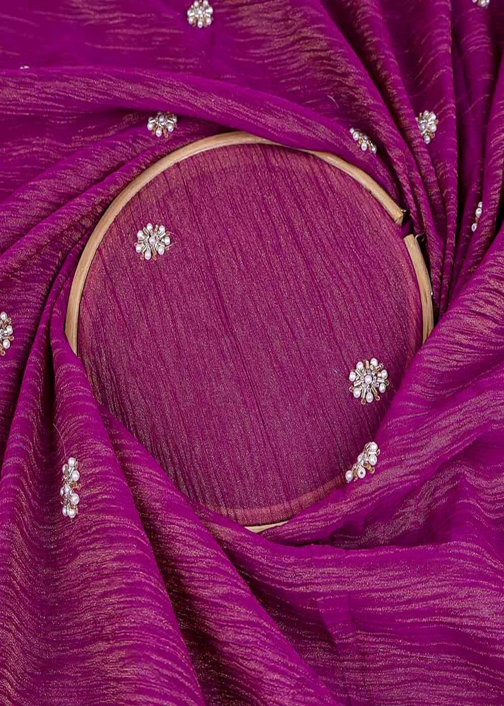 Light-Plum-Crushed-Tissue-Fabric-with-All-Over-Bead,-Sequins-&-Katdana-Buti-Work-15643-close-view