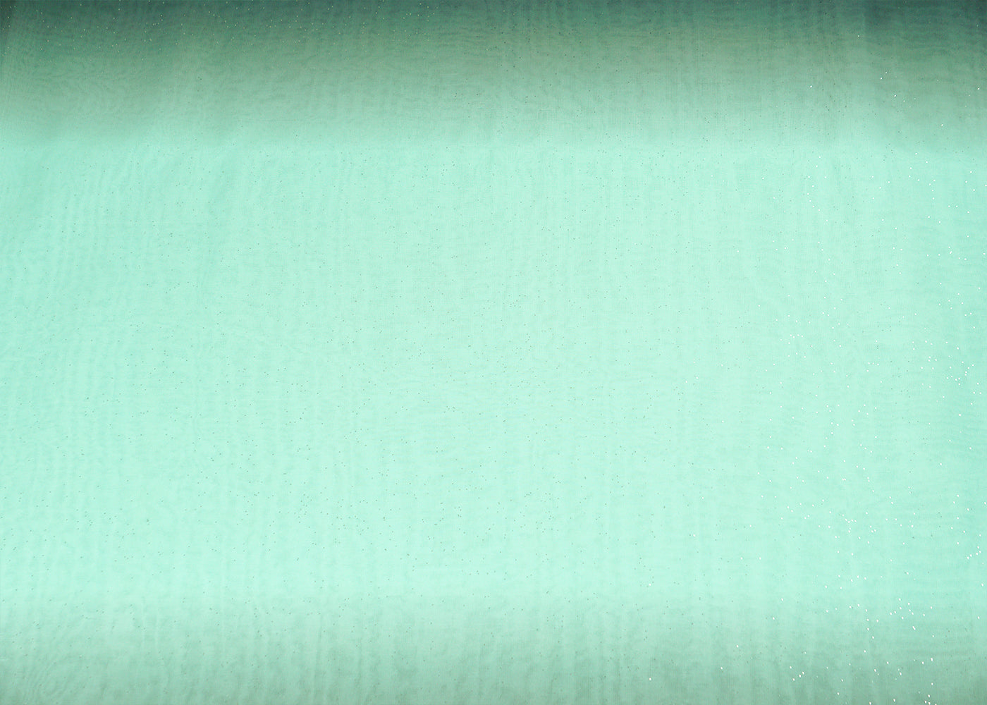 Aqua Blue & Teal Imported Georgette Fabric With  Two Side Ombre Radiance And All Over Gliter 15760