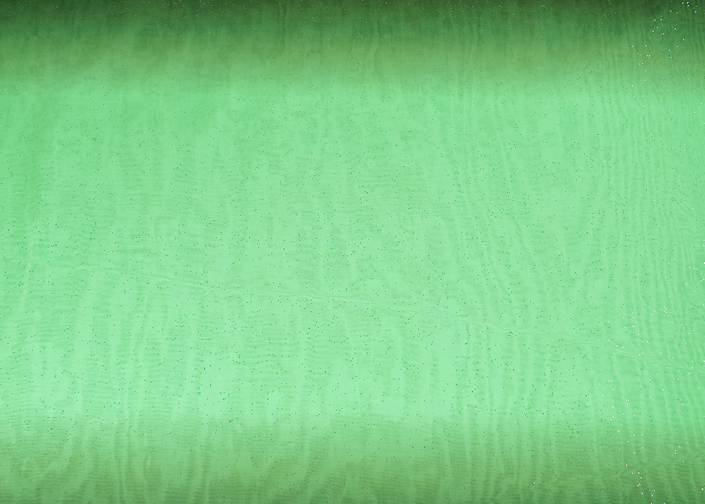 Light & Dark Green Imported Georgette Fabric With  Two Side Ombre Radiance And All Over Gliter 15765