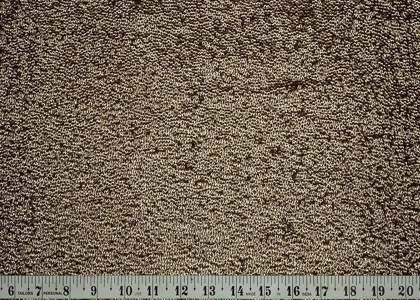 Coffee Georgette Fabric With Allover Sequins Work 16217