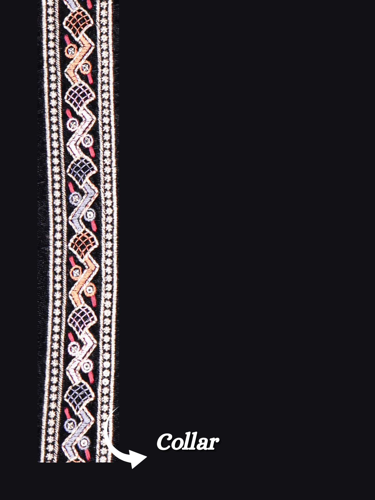 The Riwaayat – Unstitched Black Nehru Jacket Fabric for Men 16805