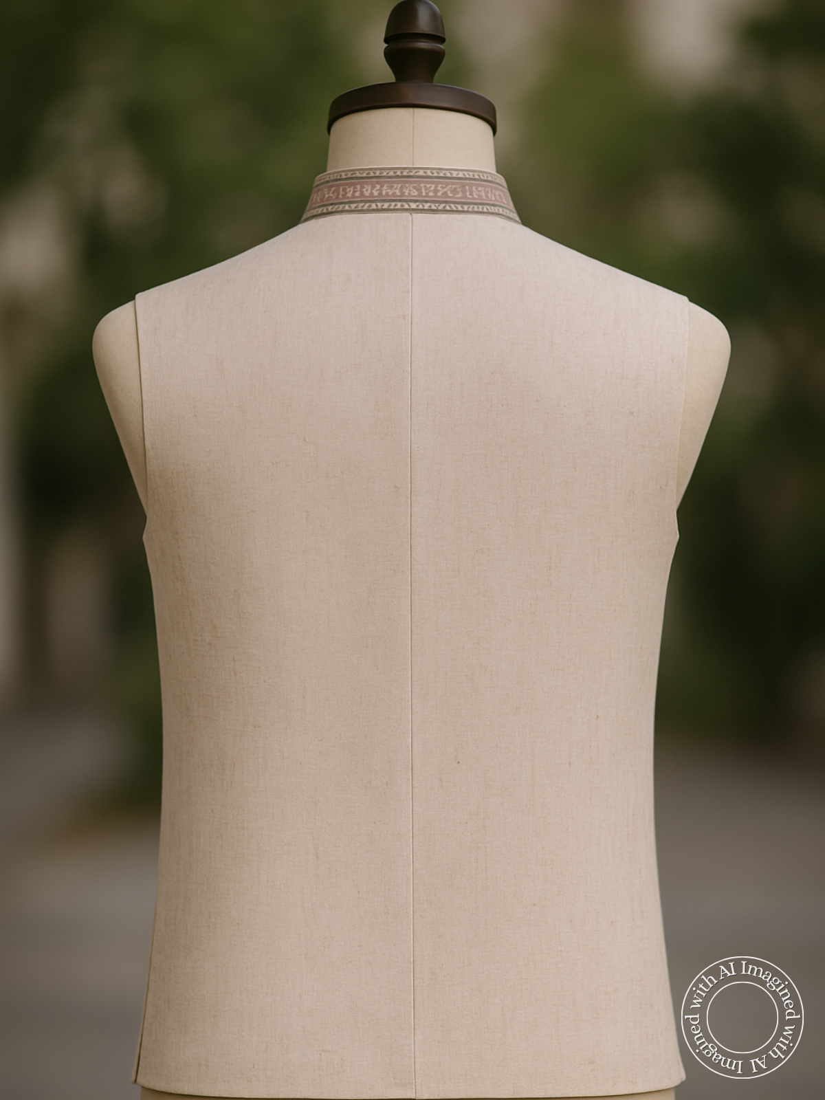 The Riwaayat – Unstitched Cream Nehru Jacket Fabric for Men 16815