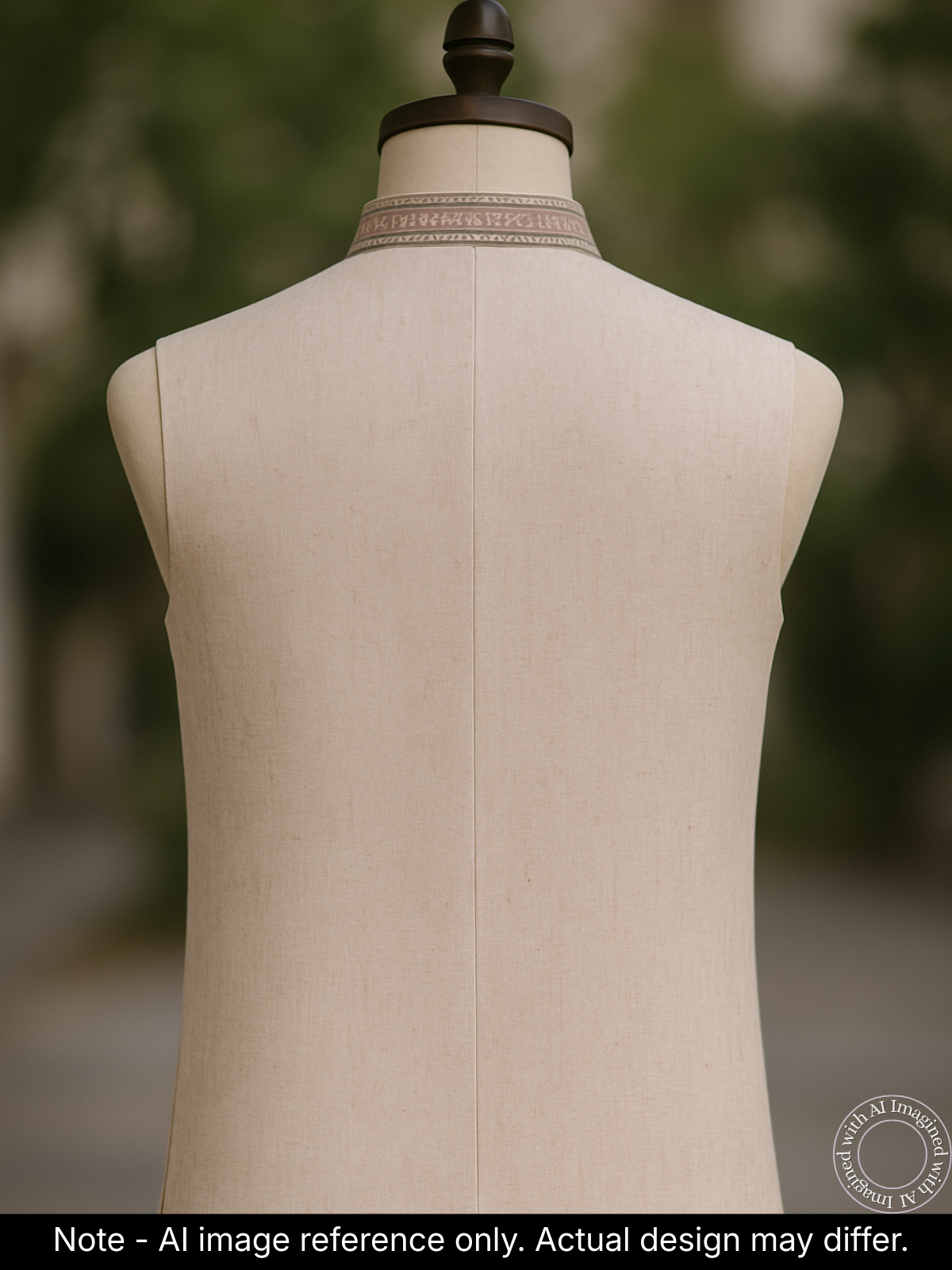 The Riwaayat – Unstitched Cream Nehru Jacket Fabric for Men 16815