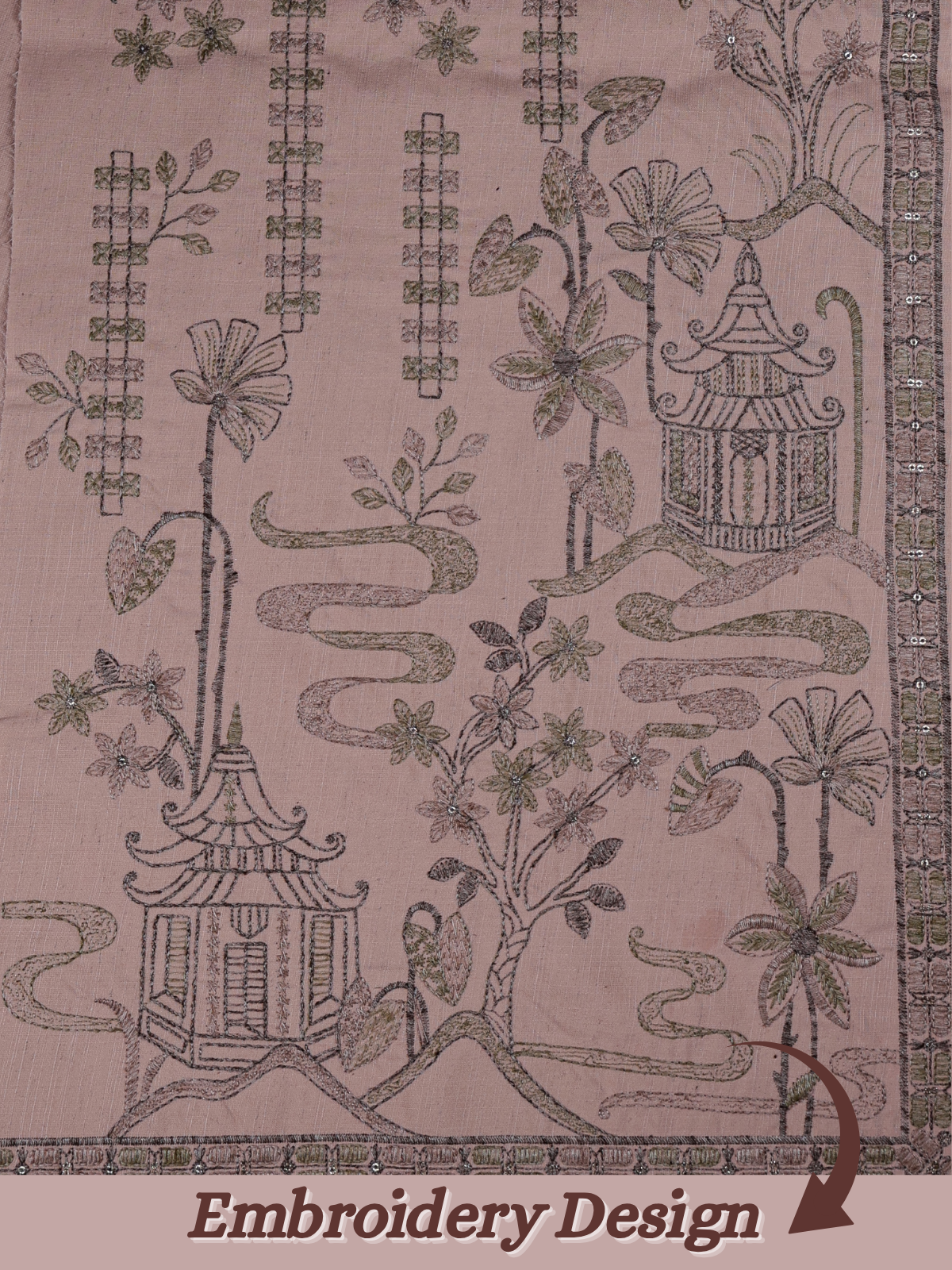 The Riwaayat – Unstitched Chiku Nehru Jacket Fabric for Men 16816