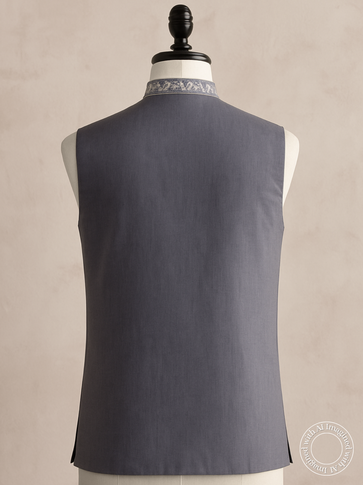 The Riwaayat – Unstitched Grey Nehru Jacket Fabric for Men 16820