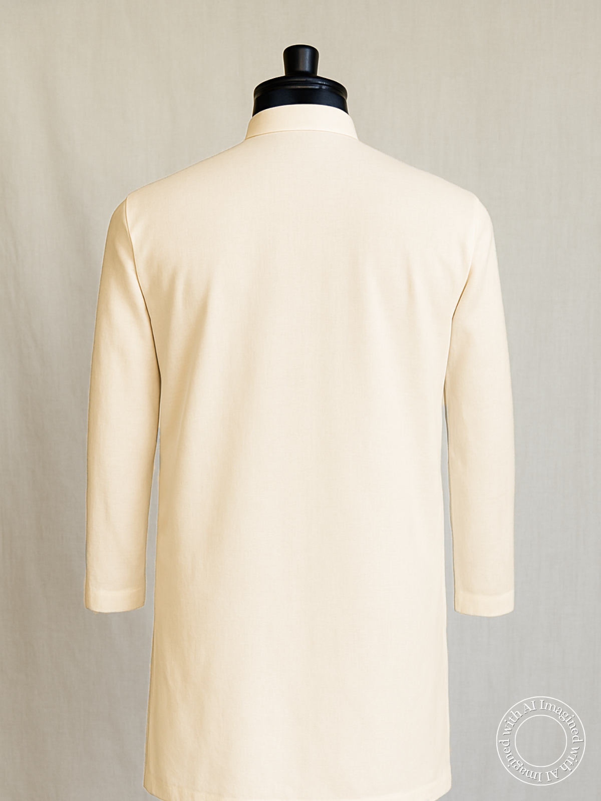 The Kohinoor – Unstitched Off White Kurta Fabric for Men 16824