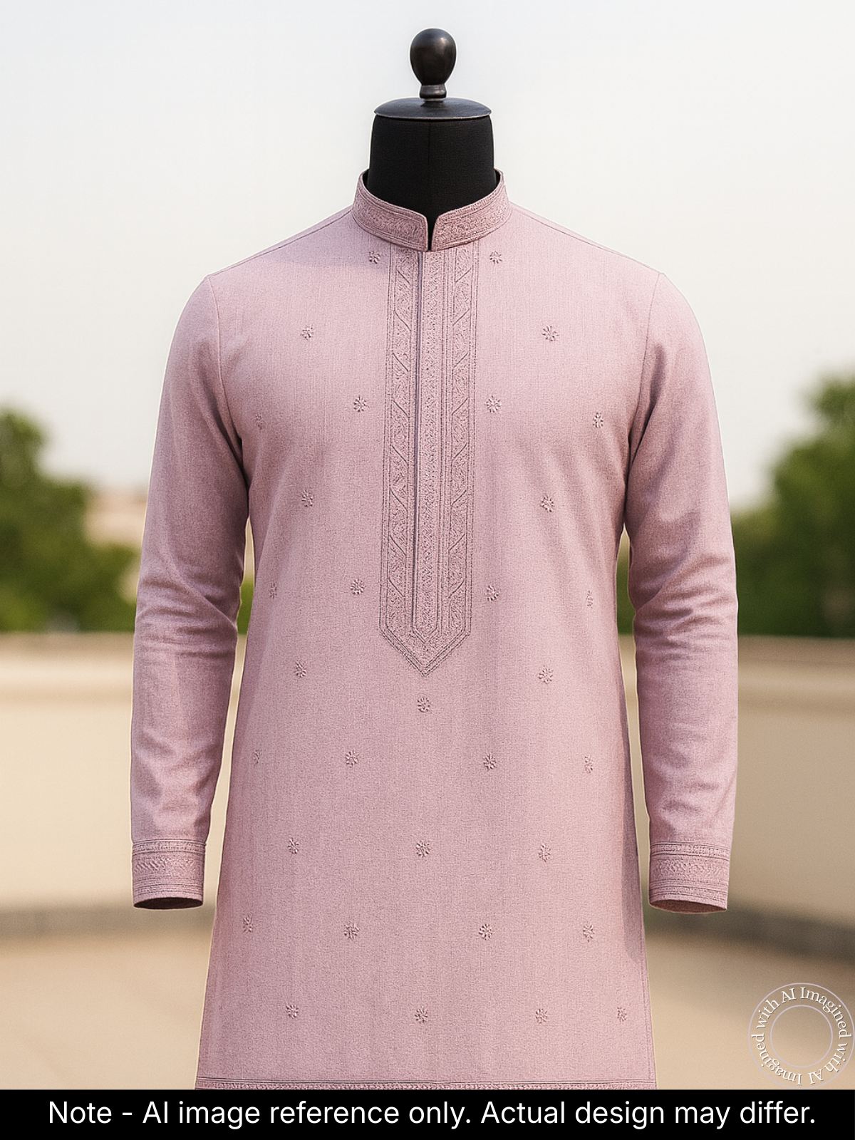 The Kohinoor – Unstitched Lavender Kurta Fabric for Men 16830