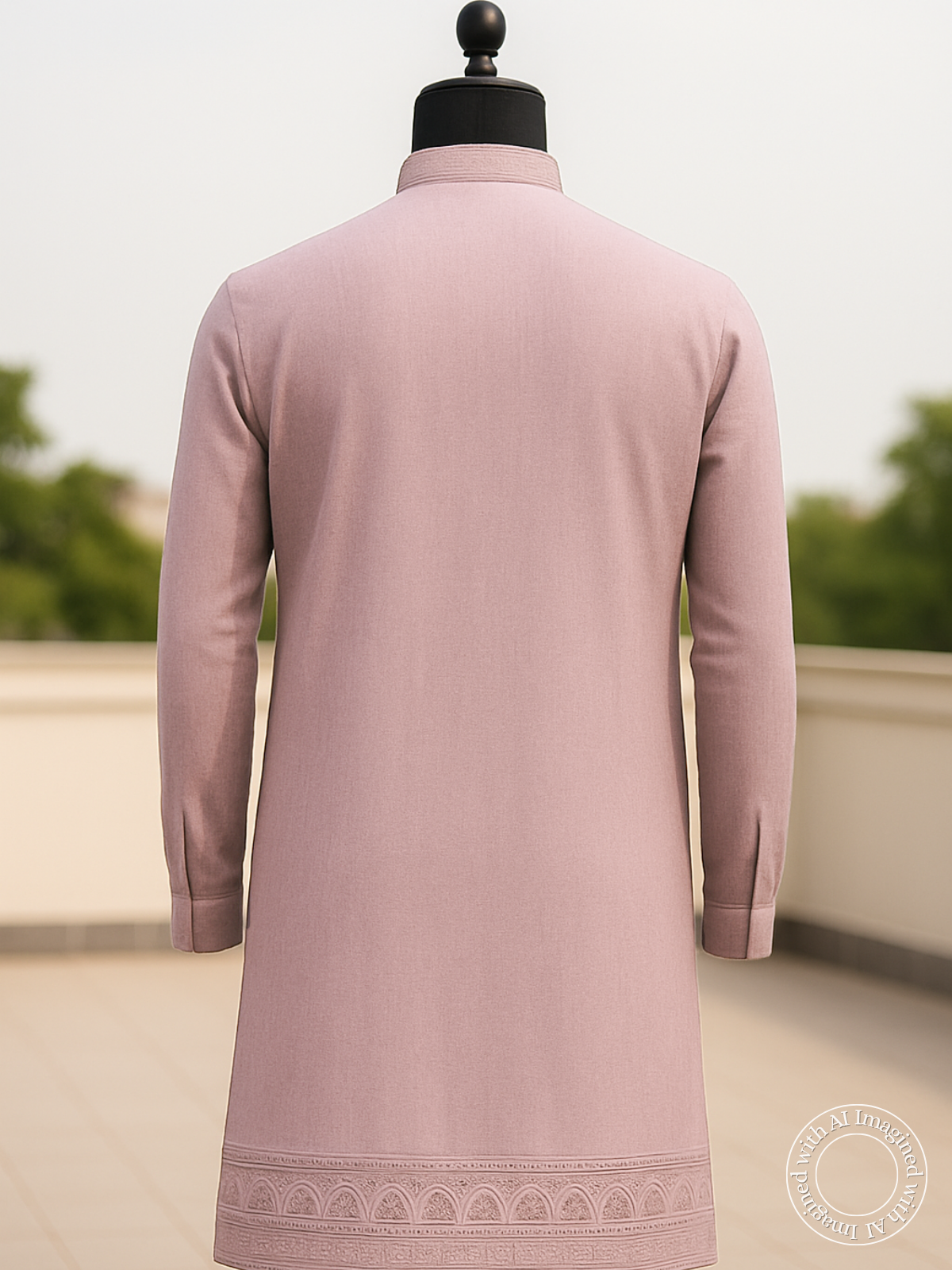 The Kohinoor – Unstitched Lavender Kurta Fabric for Men 16830
