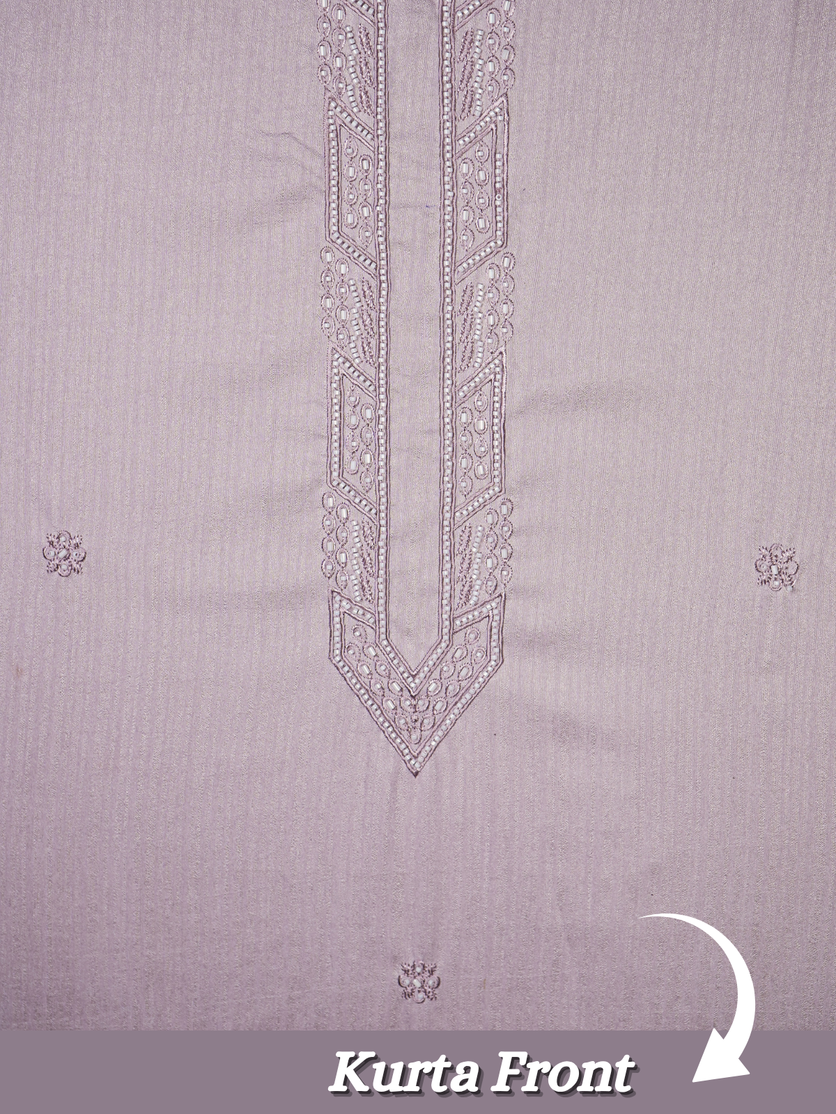 The Kohinoor – Unstitched Lavender Kurta Fabric for Men 16830