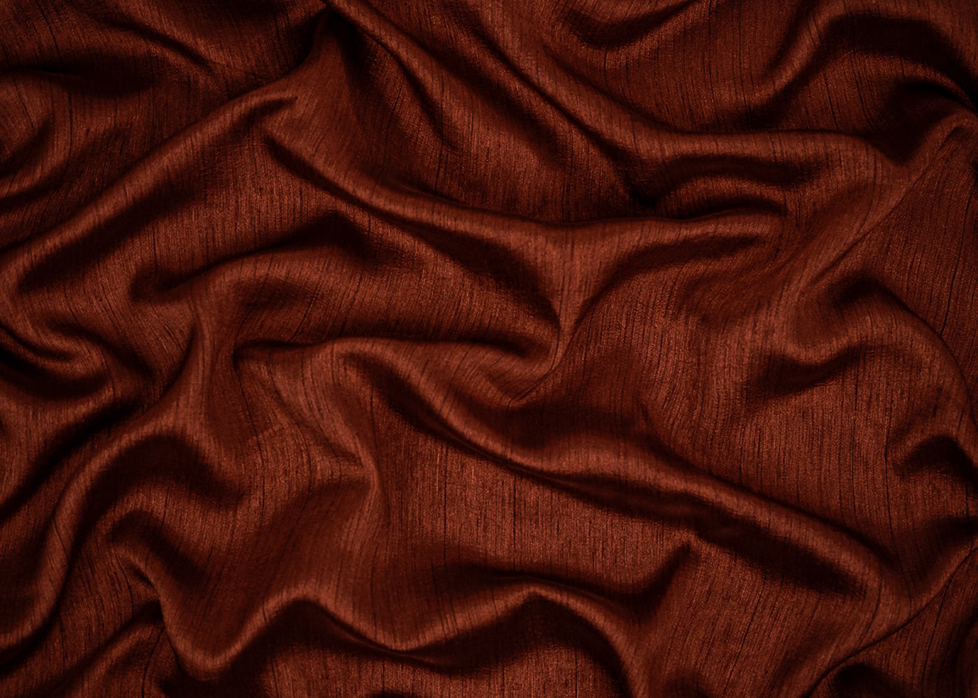 Brown Colored Nysa Silk Fabric 16857(101)