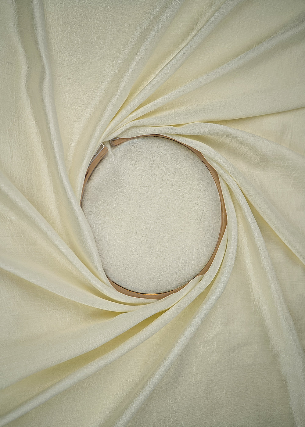 Ivory Colored Nysa Silk Fabric 16857(102)